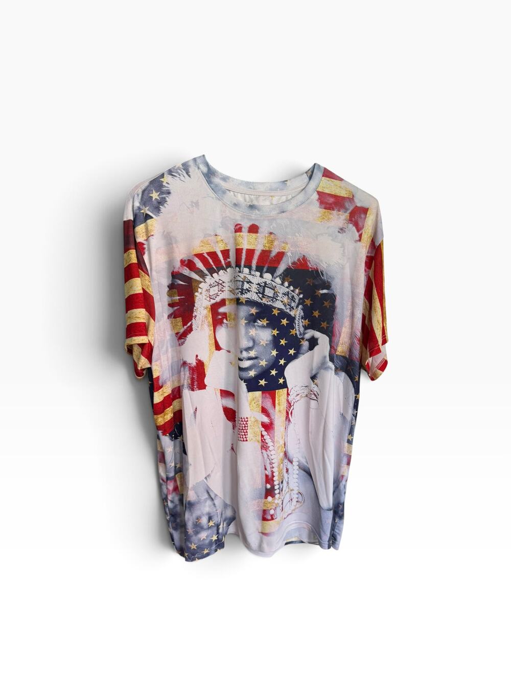 Mens 3XL Graphic Tee Lot of 3 Double Needle Tigers Patriotic